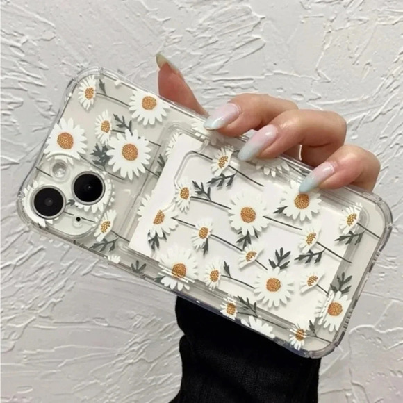 ⚠️Clearance🌟iPhone 13/Pro/Pro Max Sunflower Phone Case With Card Slot - Picture 4 of 4